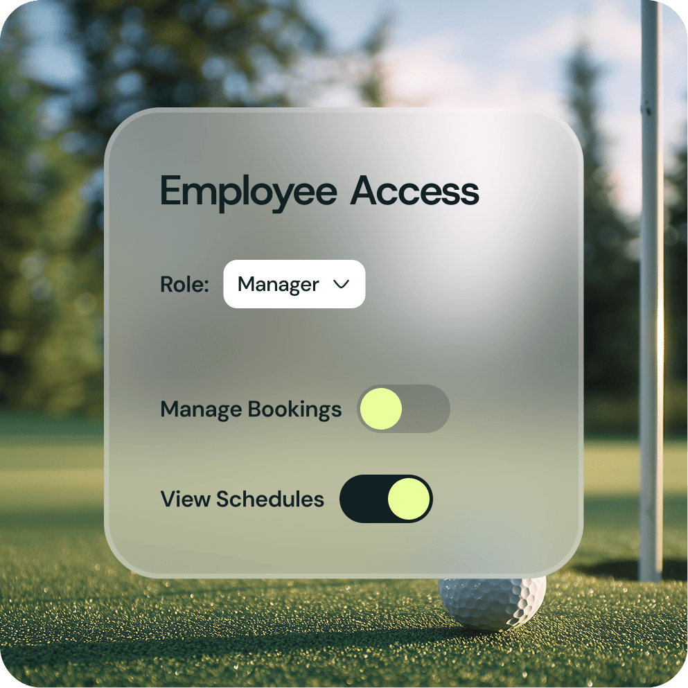 Employee accounts with smart permissions